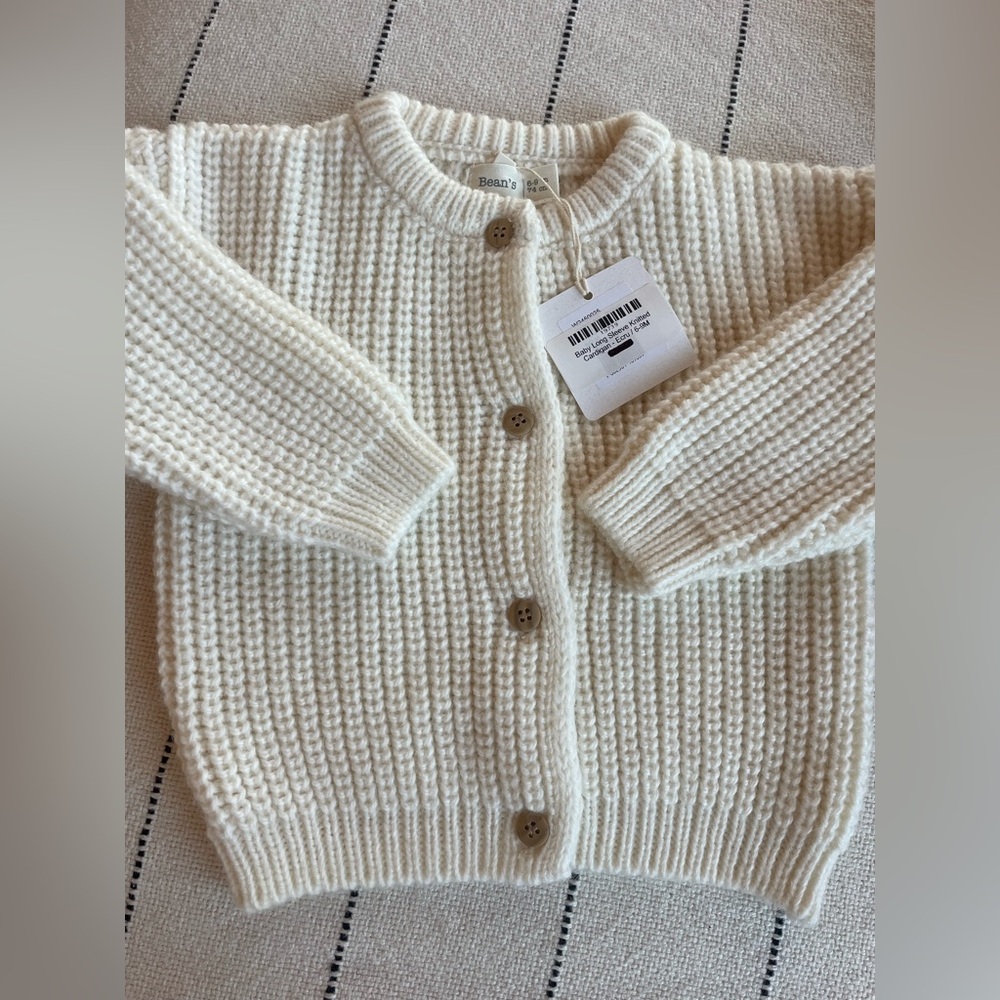 Bean’s Barcelona knit baby sweater, size 6-9 months, new with tags NWT